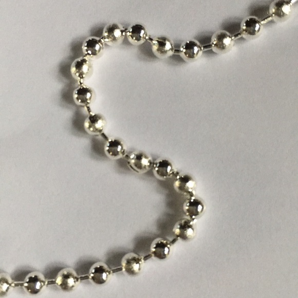 New! Sterling Silver Beaded Anklet - Picture 6 of 8